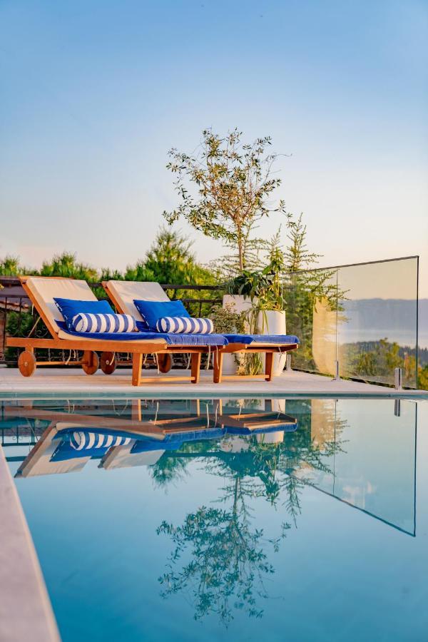 Casa Farmak - 4 Bedroom Lux Apartment With Infinity Pool & Lake View Ohrid Exterior foto